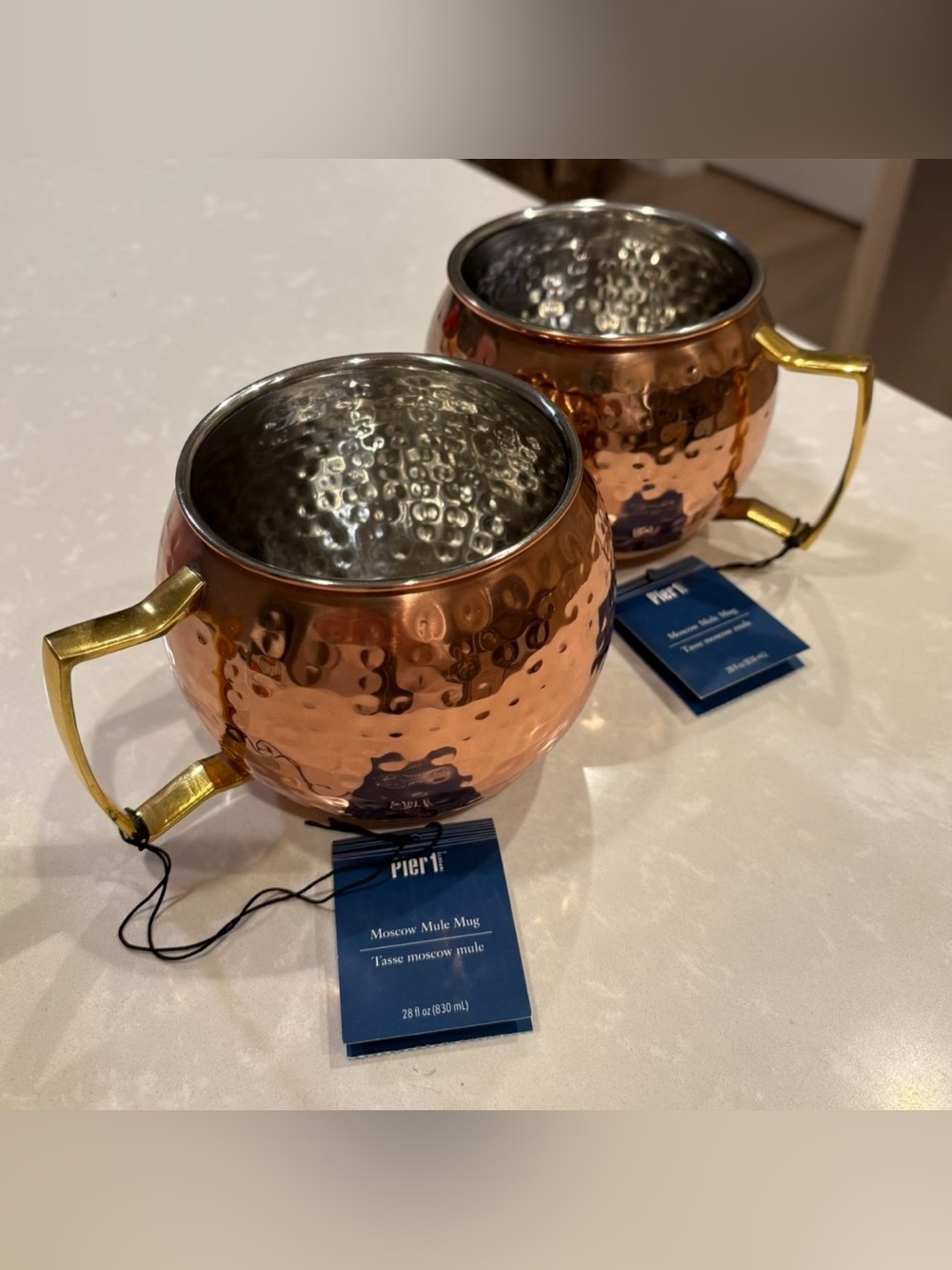 NWT Moscow Mule Mug Set of 2